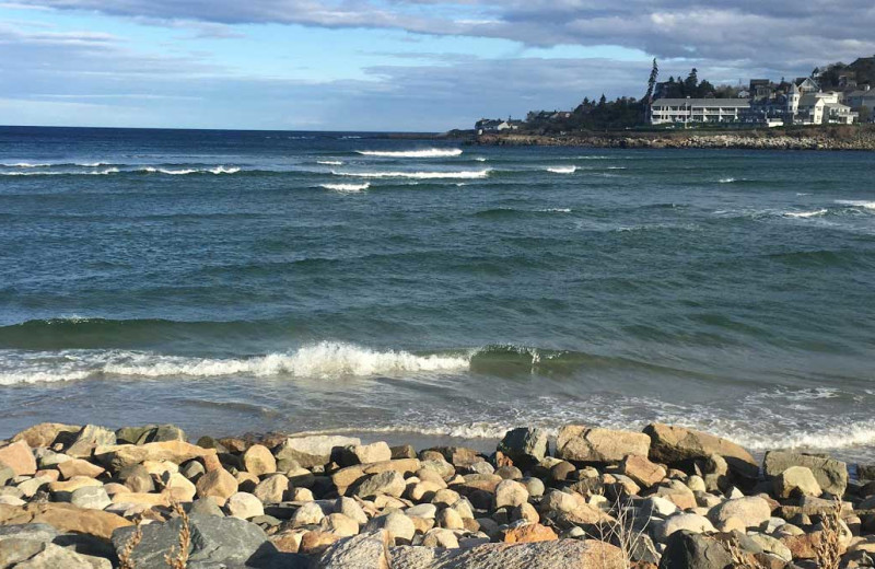 Shoreline near Footbridge Beach Motel.