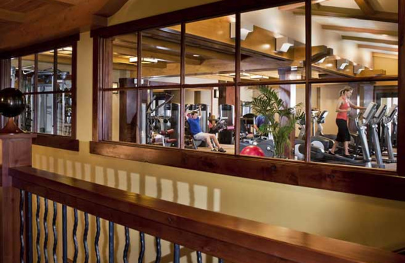 Fitness room at Lodge Tower.