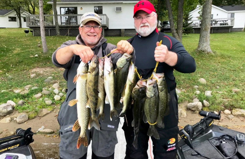 Fishing at Riverside Resort.