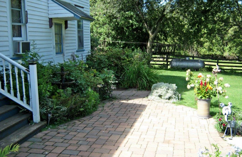 Patio at Country Haven B&B.