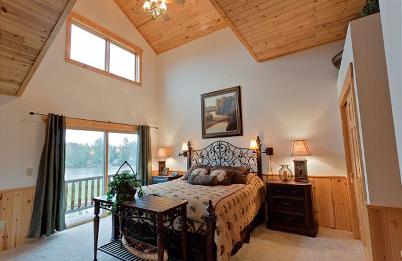 Rental bedroom at The Conger Collection.