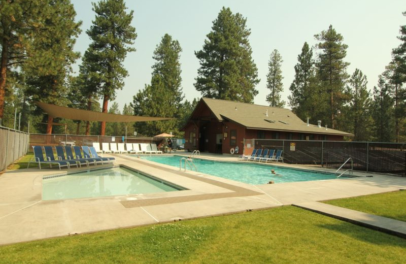 Rental pool at Sisters Vacation Rentals.