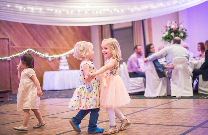 Wedding reception at Ruttger's Bay Lake Lodge.