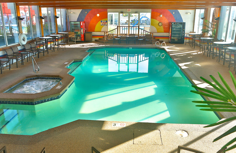 Indoor pool at Anchorage Inn.