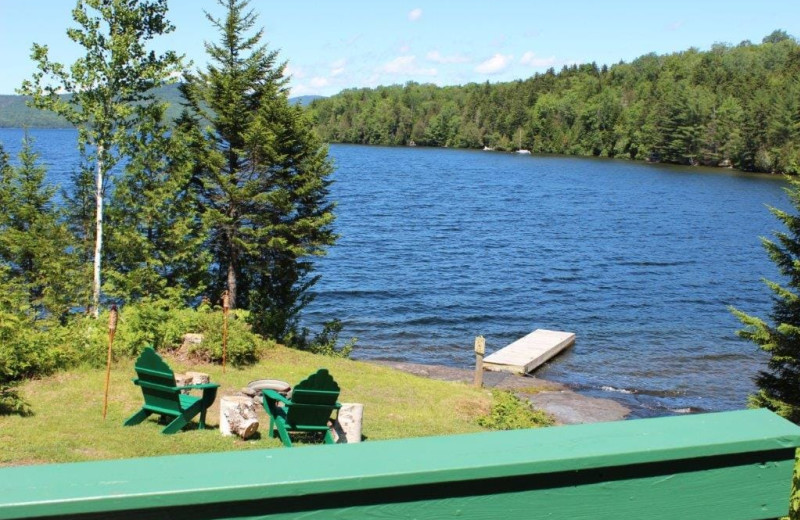 Lake view at Wilson Pond Camps.