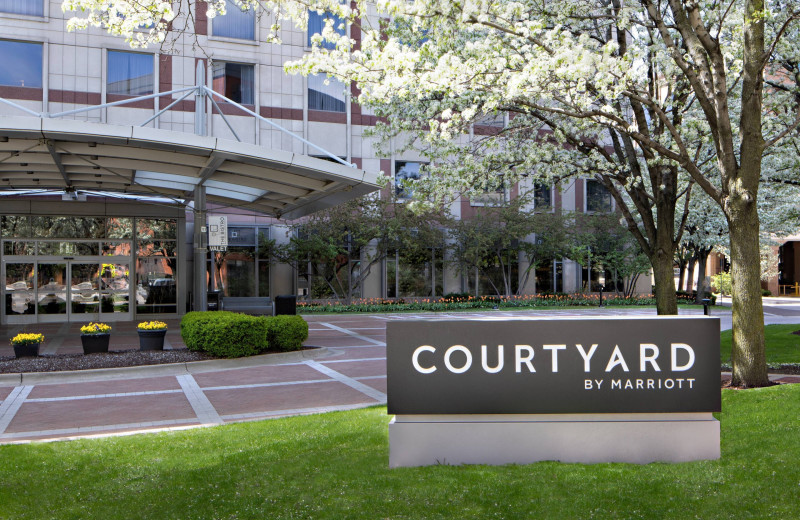 Exterior view of Courtyard Grand Rapids Downtown.