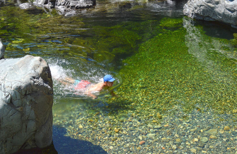 Swimming at Island Vacation Homes.