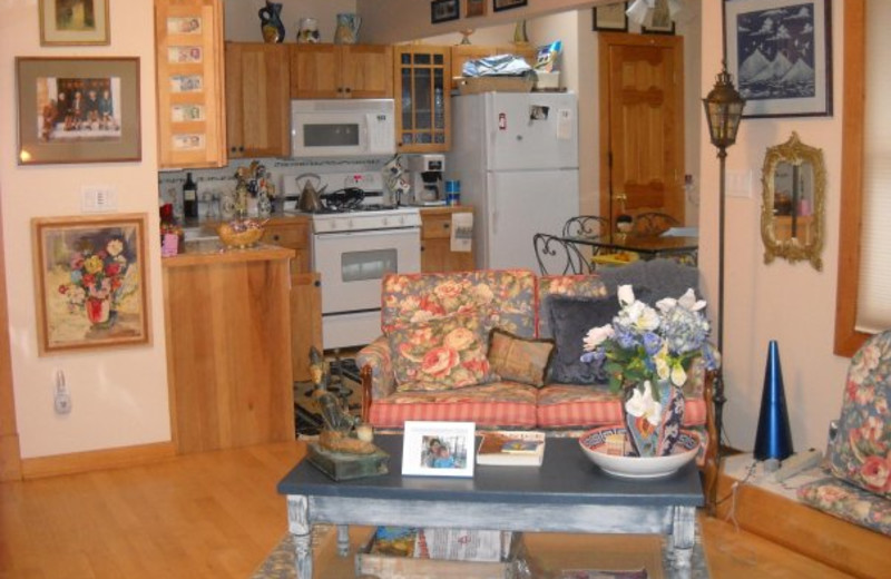 Vacation rental interior at Beach Combers Vacation Rentals.