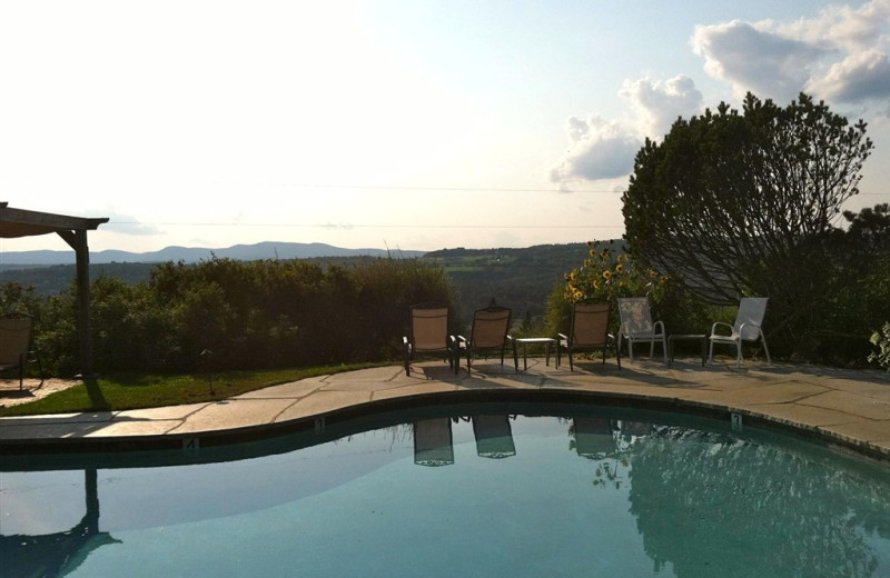 Outdoor pool at The Wildflower Inn.