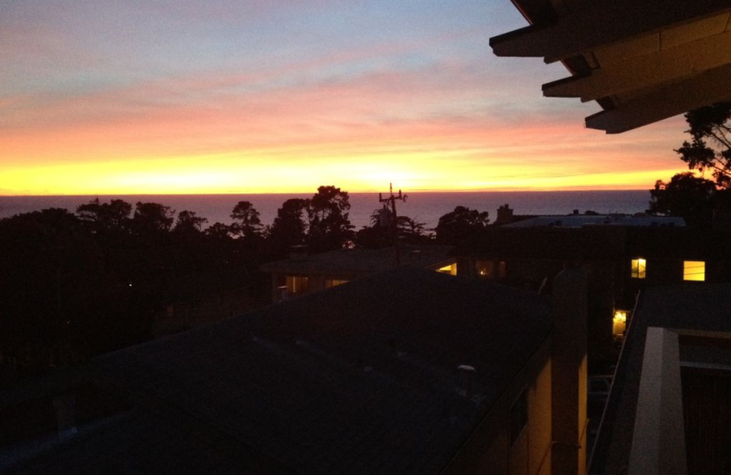 Sunset at The Tradewinds at Carmel-by-the-Sea.