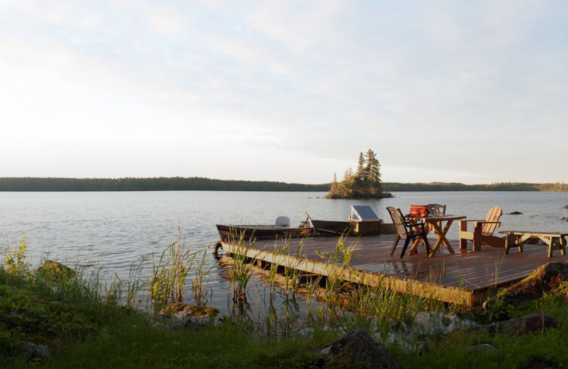 Dock at Wilderness Air Escapes.