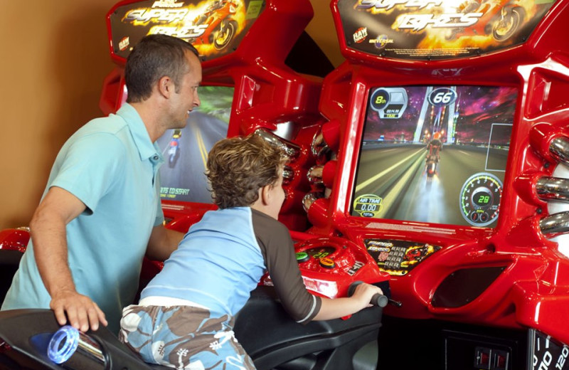 Video arcade room at Floridays Resort Orlando.