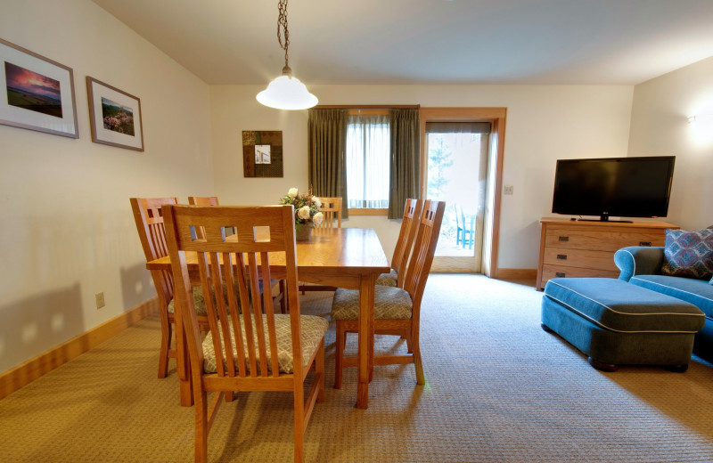 Guest room at Minnewaska Lodge.