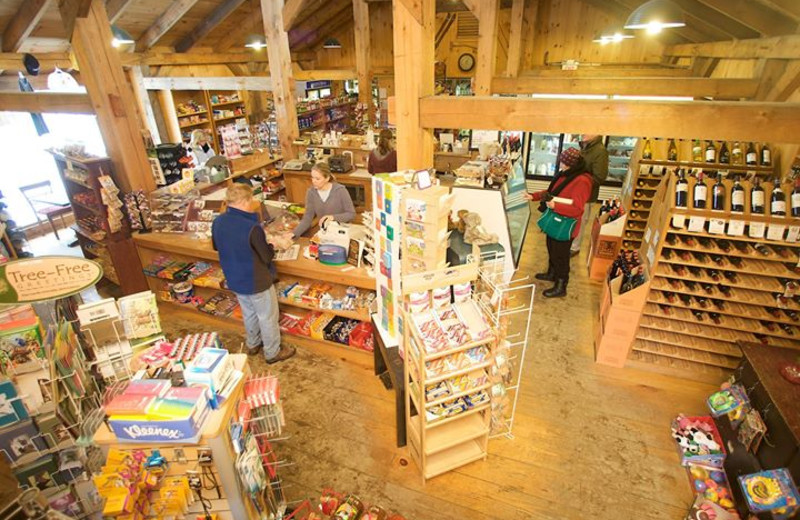 Gift shop at Jiminy Peak Mountain Resort.