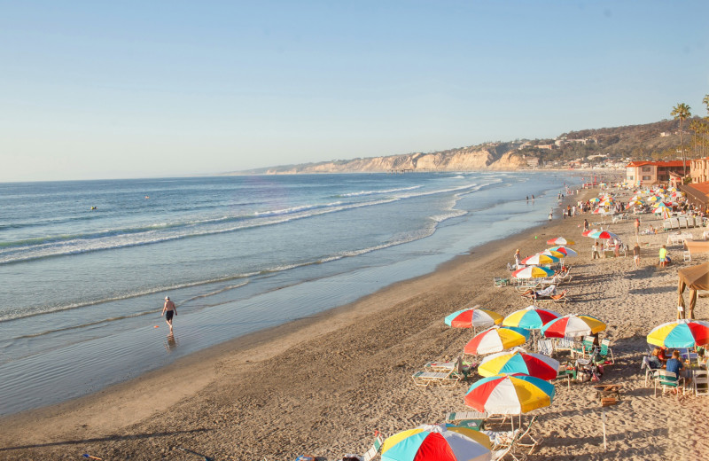 Beach at La Jolla Beach 