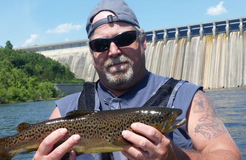 Fishing at Copper John's Resort.