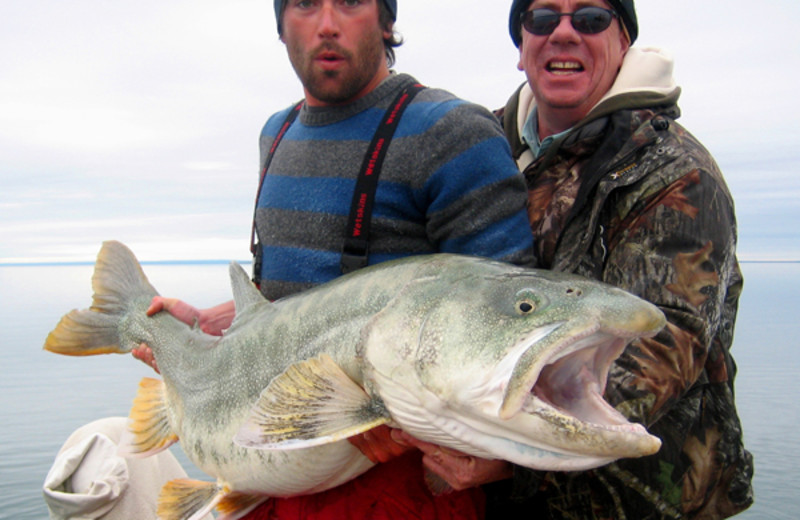 Fishing at Plummer's Arctic Fishing Lodges.