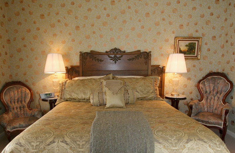 Guest room at Camellia Inn.