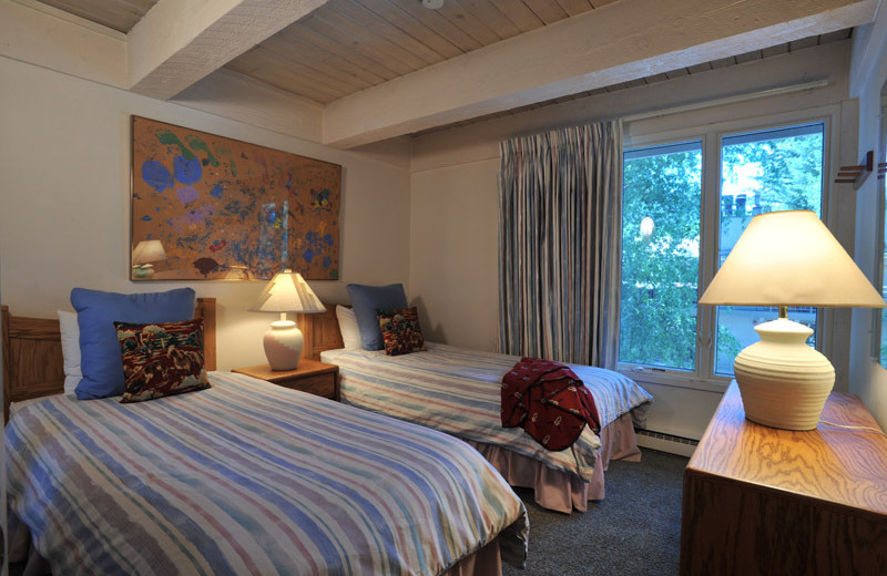 Rental bedroom at Frias Properties of Aspen - Chateau Roaring Fork #14.