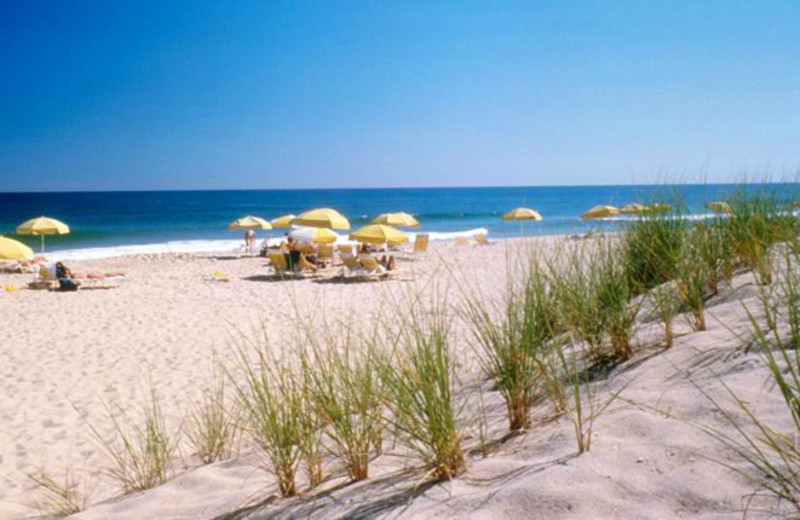 The beach at Beachcomber Resort at Montauk.