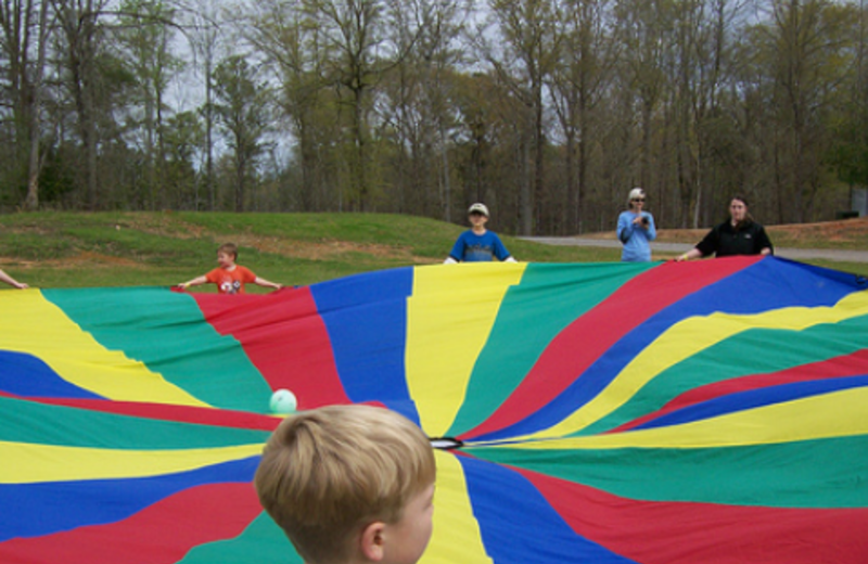 Parachute at Yogi on the Lake.