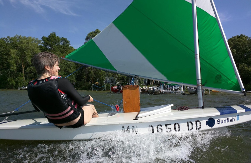 Sailing at Woodlawn Resort.