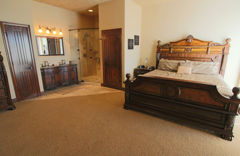 Suite bedroom at D'Monaco Luxury Resort.