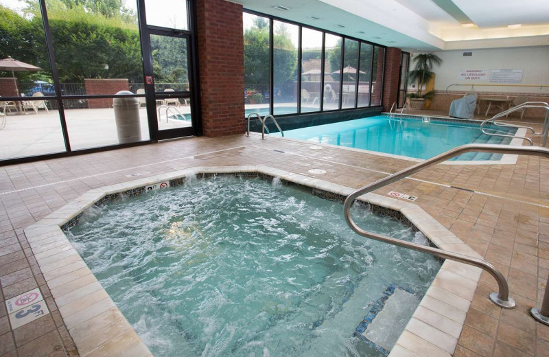 Indoor pool at Drury Inn 