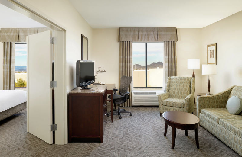 Guest room at Hilton Garden Inn Phoenix North Happy Valley.