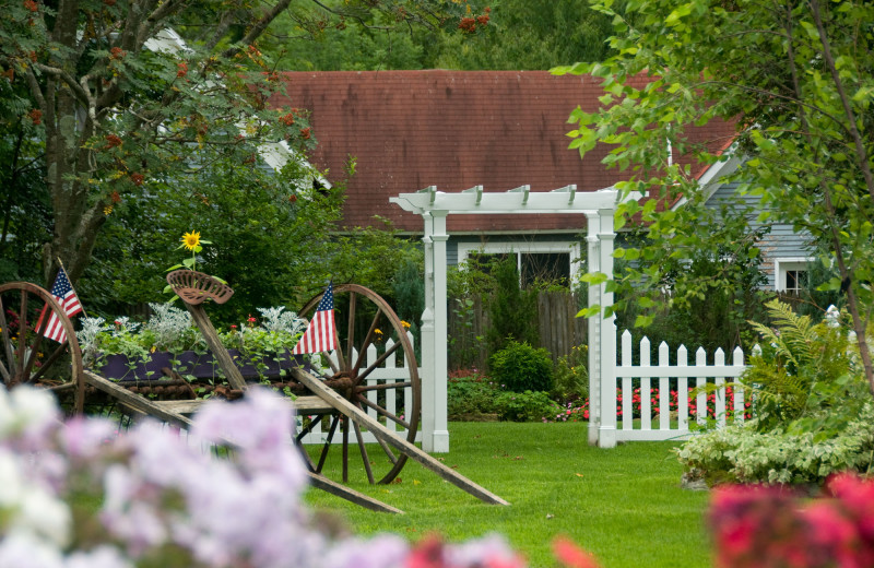 Garden at Phineas Swann Inn & Spa.