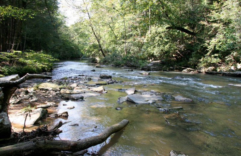 Rushing River at Rivers Ridge Lodge