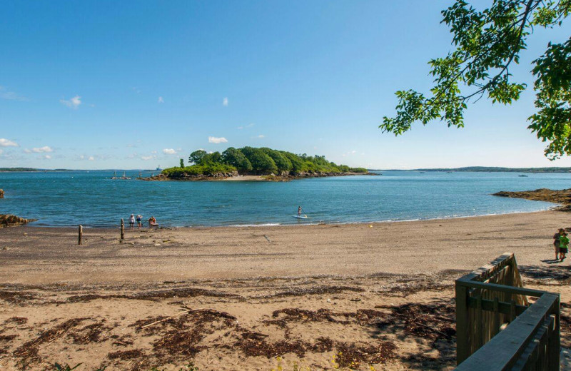 Beach at Inn at Diamond Cove.