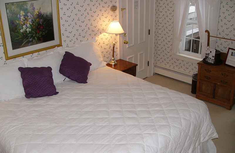 Guest room at Three Stallion Inn.