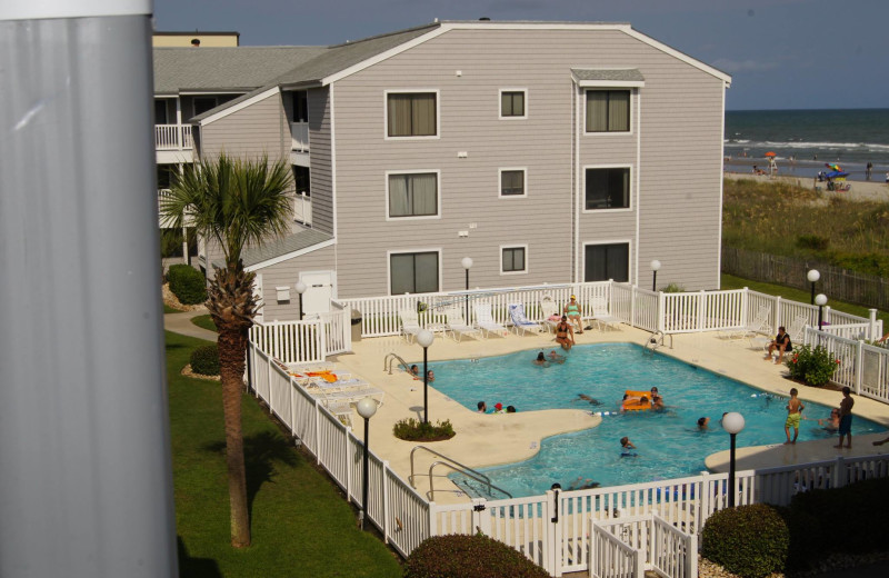 Rental pool at McMillan Oceanfront & Beach Rentals.