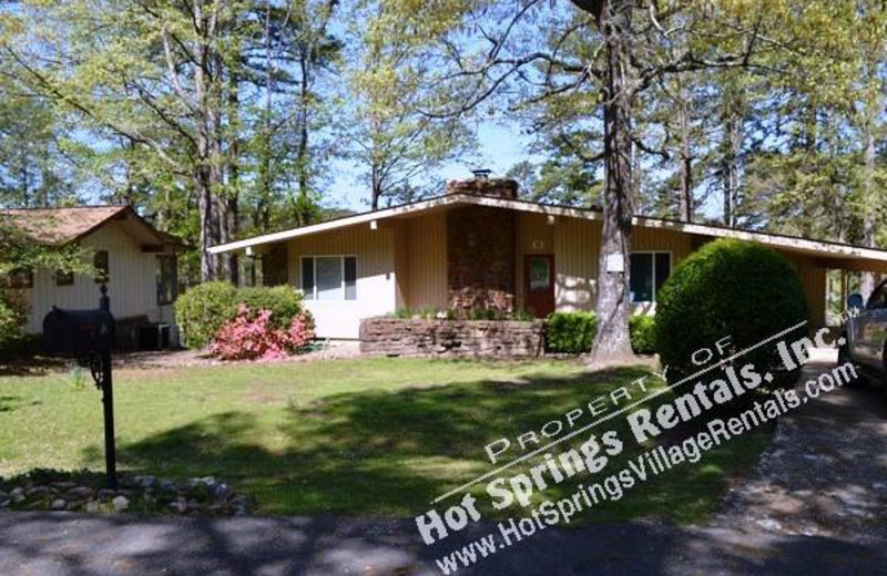 Rental exterior at Hot Springs Village Rentals.