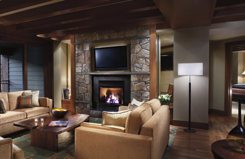 Suite interior at Ritz-Carlton Lake Tahoe.