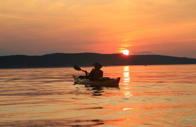 Arcadia National Park kayaking near Balance Rock Inn.