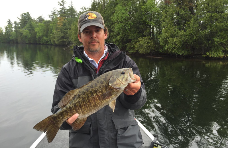 Fishing at Fernleigh Lodge.