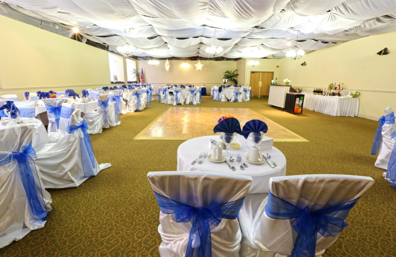 Wedding decor at Holiday Isle Oceanfront Resort. 