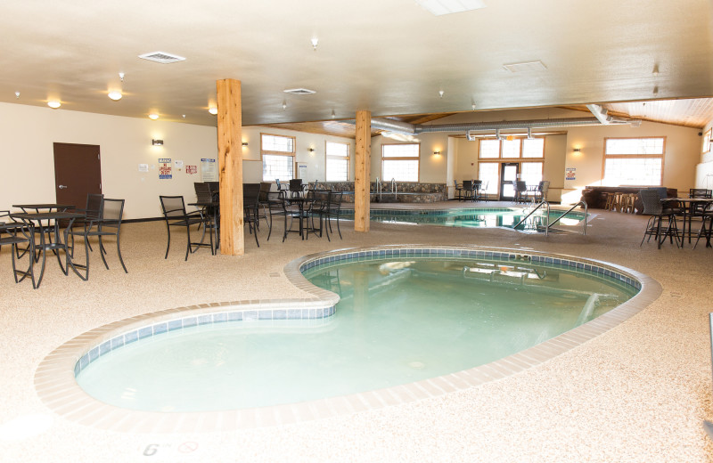 Indoor pool at Whitefish Lodge 