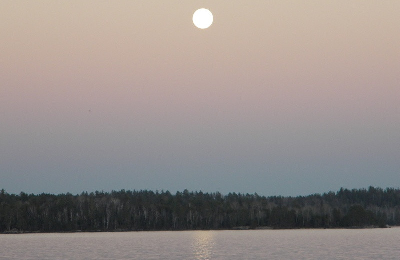 Lake view at Crane Lake Wilderness Lodge.