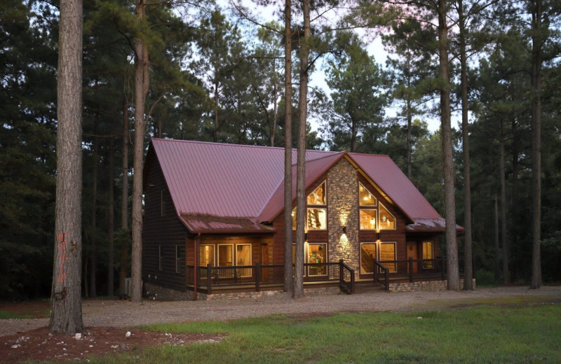 Rental exterior at White Glove Luxury Cabins.