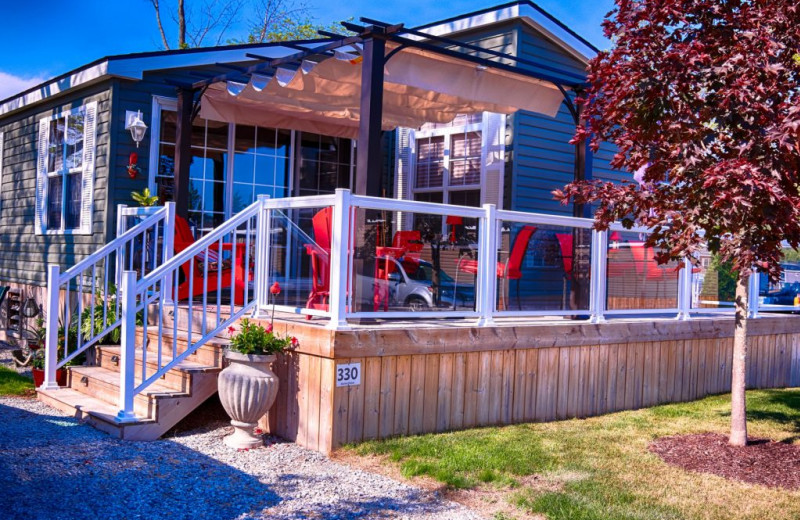 Cabin exterior at Great Blue Resorts- Vine Ridge Resort.