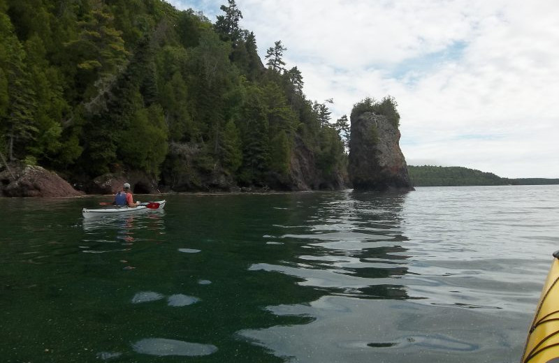 Kayaking at Inn on Lac Labelle.
