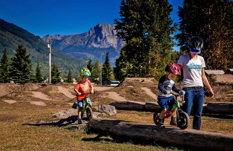 Biking at Red Tree Lodge.