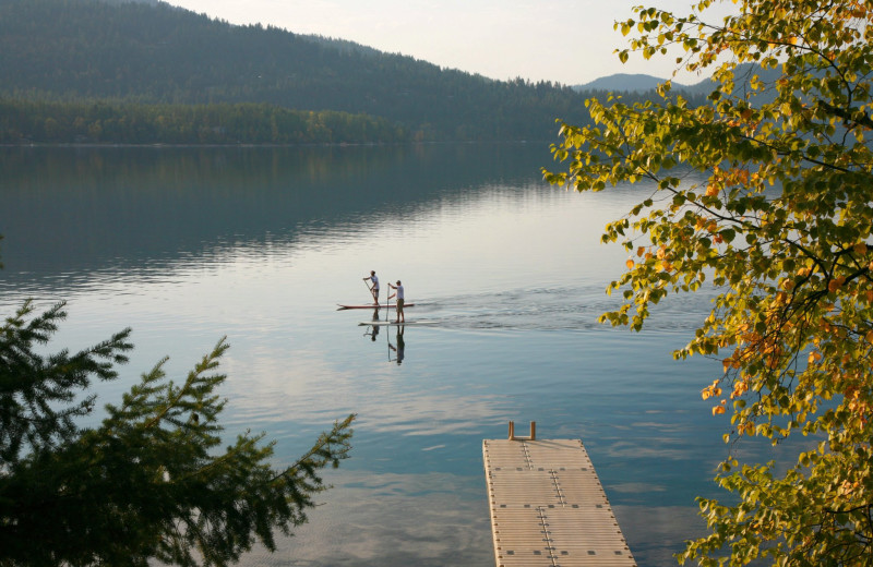 Kayaking at Bay Point on the Lake.