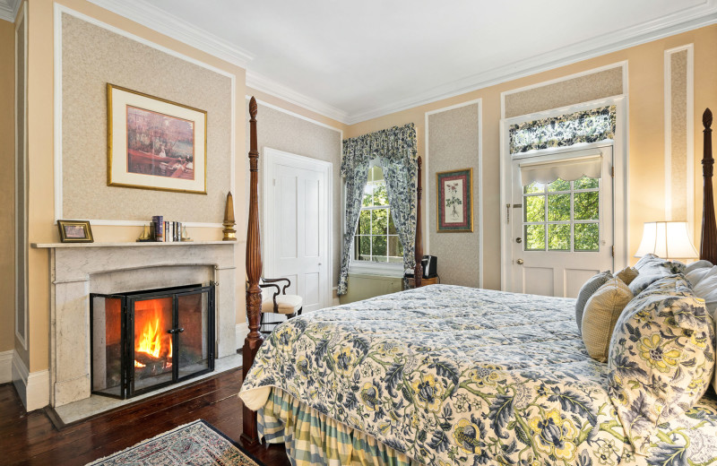 Guest room at Kent Manor Inn.