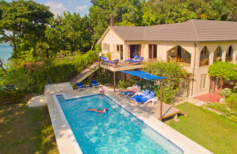 Villa  pool at Bluefields Bay Villas.