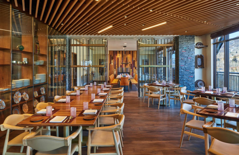 Dining at Viceroy Snowmass.