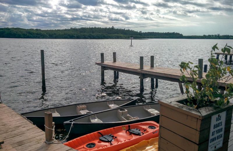 Dock at Turtle Beach Resort.